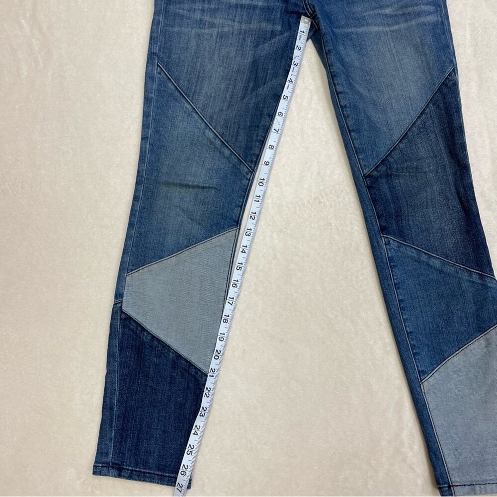 Current/Elliott The Stiletto Jean in Patchwork Size 25 - Picture 8 of 10
